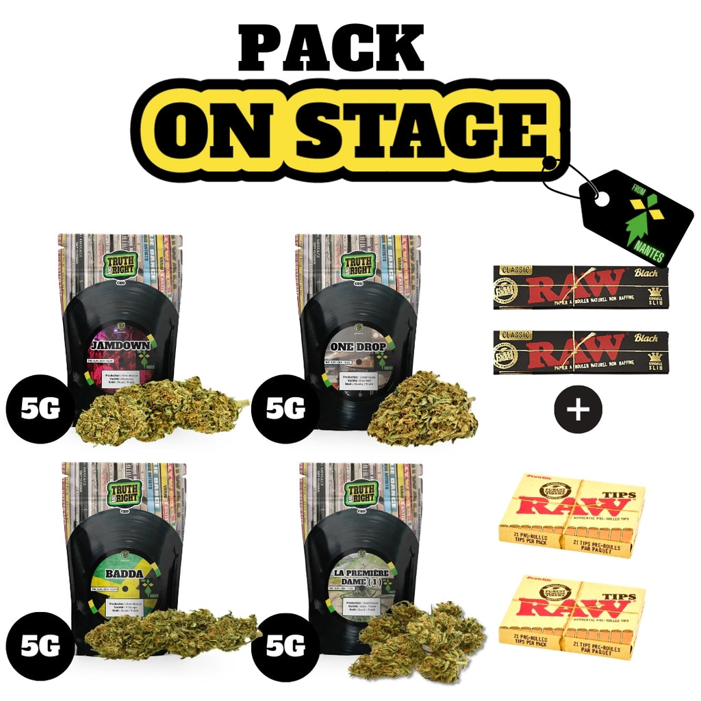 PACK CBD - PACK 20 GRAMMES - PACK ON STAGE